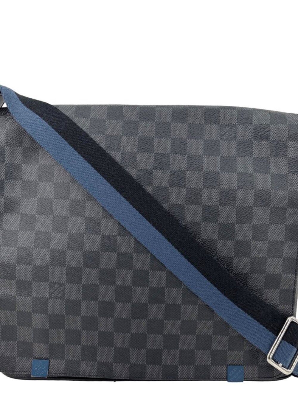 Louis Vuitton District MM Damier Graphite Messenger Bag Black